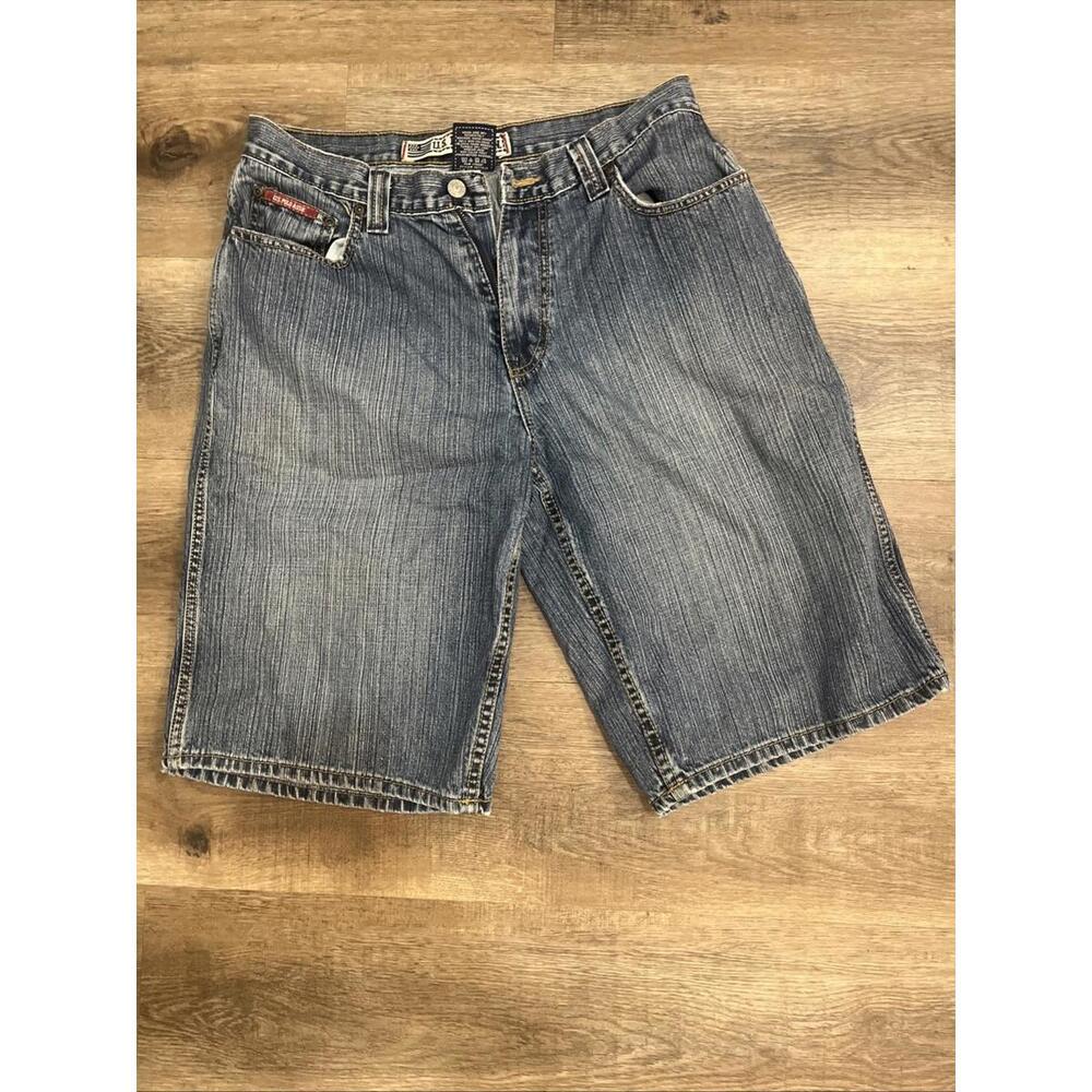 U.S. Polo Assn Carpenter Denim Blue Jeans Shorts Vintage, Size 32, Y2K, 90s - Picture 2 of 5